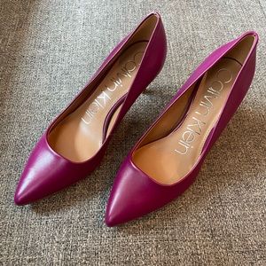 Calvin Klein magenta pumps Sz 7.5